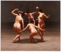 ‡ HARRY HOLLAND (b.1941) limited edition (2/100) giclée print - entitled 'Dance'