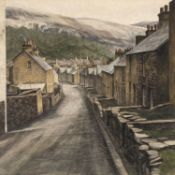 ‡ JANE CARPANINI (b. 1949) watercolour - entitled verso 'Snowdon Street'