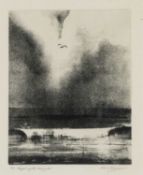 ‡ DAVID CARPANINI (b.1946) limited edition (artist's proof) etching - 'Flight of the Navigator'