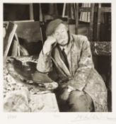 ‡ NICHOLAS SINCLAIR (b.1954) limited edition (74/150) giclée print - portrait of Sir Kyffin Williams