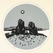 ‡ SIR KYFFIN WILLIAMS RA (1918-2006) limited edition (79/500) coloured screenprint