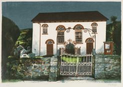 ‡ JOHN ELWYN (1916-1997) limited edition (artist's proof) lithograph - Capel Hawen, Rhydlewis, 1975
