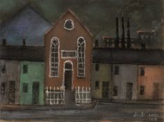 ‡ JACK JONES (1922-1993) pastel – entitled verso ‘Chapel’