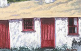 ‡ HUW GARETH JONES (b. 1959) oil on board - Tai-Isaf