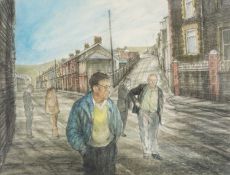 ‡ DAVID CARPANINI (b.1946) watercolour & pencil - 'A Clear Dream Awarded in the Dark Night'