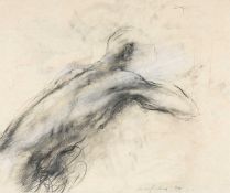 ‡ JOHN MACFARLANE (b.1948) pencil and oil colour on paper - entitled verso 'Side Torso'