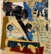 NEALE HOWELLS (b.1965) mixed media - entitled verso, 'Collage from Older Works'