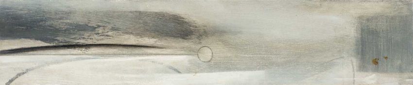 ‡ DICK CHAPPELL (b.1954) mixed media on card - entitled verso 'Equilibrium (Ten Second Life)'