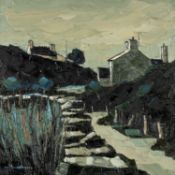 ‡ WILF ROBERTS (1941-2016) oil on panel - entitled verso, 'Bwlch'