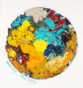 ‡ NICK HOLLY (b.1968) oil on card - entitled, 'Palette', signed