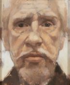 ‡ MARY GRIFFITHS (b.1956) oil on panel - entitled verso 'Head Study 1'