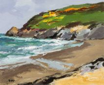 ‡ DONALD McINTYRE (British, lived/worked Wales 1923-2009) acrylic - 'Pwllgwaelod No. 1'