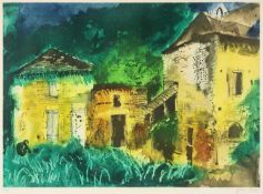 ‡ JOHN PIPER (1903-1992) limited edition (31/70) etching and aquatint - 'Les Junies (Levinson 411)'