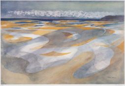 ‡ JOHN ELWYN (1916-1997) limited edition (193/300) lithograph - 'Laugharne Estuary from Dylan