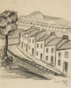 ‡ JACK JONES (1922-1993) pencil on paper - entitled verso 'Croft Street'
