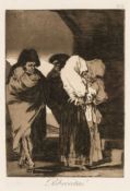 AFTER FRANCISCO DE GOYA (1746-1828) drypoint etching and aquatint - Pobrecitas! (Poor little