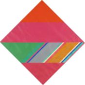 ‡ MICHAEL TYZACK (1933-2007) gouache collage, 'No.14 1970', signed, 37.5 x 37.5cms