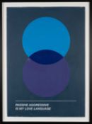 ‡ MR. CONTROVERSIAL (contemporary) oil & acrylic on board - 'Passive Aggressive Is My Love