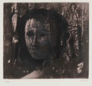 ‡ HENRY MOORE OM CH FBA (1898-1986) limited edition (19/50) lithograph - portrait of a young