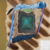 ‡ TREVOR BELL (British, 1930-2017) mixed media collage on canvas - Small Storm II, signed, dated