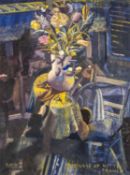 ‡ MICK ROONEY (b. 1944) oil on canvas - The Vase of Kitty Blake, signed, titled, and dated '87, 60.5