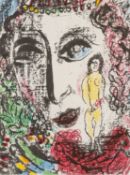 ‡ MARC CHAGALL (Russian/French 1887-1985) colour lithograph - L'Apparition au Cirque, from Chagall