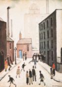 ‡ LAURENCE STEPHEN LOWRY RBA RA (British 1887 - 1976) offset lithograph printed in colours on wove -