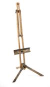 GWILYM PRICHARD STUDIO USED EASEL - fully adjustable, 194cms (h)