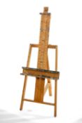 CLAUDIA WILLIAMS STUDIO USED EASEL - fully adjustable, 157cms (h)