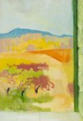 GWILYM PRICHARD watercolour - entitled verso 'L'automne', 33 x 23cms Note from the family: South