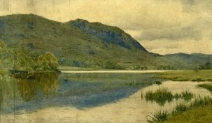 JOHN MCDOUGAL (British 1851-1945) watercolour - entitled verso 'Rydal Water', signed and dated