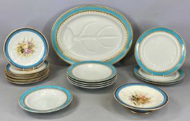 AMENDED DESCRIPTION (No turneen): ROYAL WORCESTER TABLEWARE, comprising oval indented meat plate and