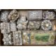 VINTAGE SEASHELL DECORATED BOXES & ORNAMENTS, large collection contained within four boxes - Image 8 of 8