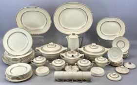 WEDGWOOD ETRURIA MOONSTONE PATTERN DINNER & TEAWARE, approx. ? pieces Provenance: private collection