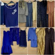 LARGE COLLECTION OF VINTAGE LADIES' FASHION, mainly dark colours, makes including Whistles,