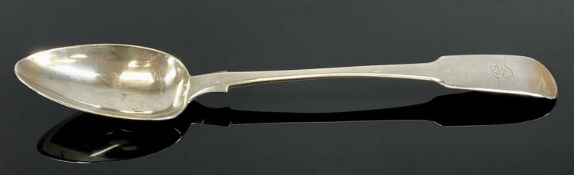 GEORGE III SILVER BASTING / SERVING SPOON, George Turner, Exeter 1818, 30cms (l), 4ozt Provenance: