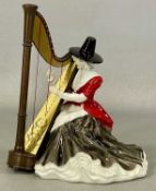 ROYAL DOULTON PRESTIGE FIGURE, limited edition (63/1250) Y Gymraes - Welsh Lady 'Telynores'
