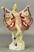 ROYAL DOULTON PRESTIGE 'BUTTERFLY LADIES' FIGURE, limited edition (130/500) 'The Peacock'
