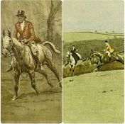 CHARLES ‘SNAFFLES’ JOHNSON PAYNE (1884–1967) Edwardian colour print