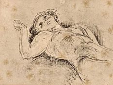 EDVARD MUNCH (Norwegian, 1863-1944) limited edition (17/50) print - reclining female nude