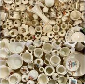 LARGE COLLECTION CRESTED CHINA ORNAMENTS, Arcadian, Carlton, Goss etc.