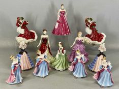 TWELVE ROYAL DOULTON 'PRETTY LADIES' FIGURES