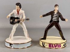 TWO ROYAL DOULTON LIMITED EDITION ELVIS FIGURES, 'Jailhouse Rock' EP1 (94/2500), and 'Vegas' EP3