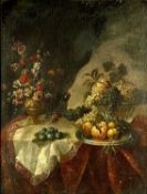 DUTCH SCHOOL, POSSIBLY 18TH CENTURY oil on board - still life, unsigned, 40 x 30cms