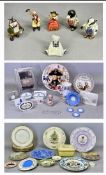 ASSORTED CERAMICS, including Battle of Trafalgar commemorative plates, photograph frame, Sandringham
