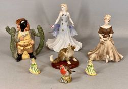 MODERN BOXED ORNAMENTS, comprising Coalport Ladies of Fashion figure 'Shirley'