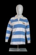 MARTIN SANSOT | ARGENTINA | 1976 Jersey match-worn by Martin Sansot (b.1955) in blue and white