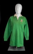 JPR WILLIAMS | YR URDD JUBILEE MATCH | 1972 Match-worn by JPR Williams, the jersey in green
