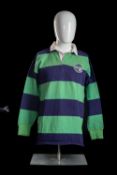 FERGUS SLATTERY | IRELAND & SCOTLAND | 1974 IRISH RUGBY CENTENARY YEAR MATCH A rare green and blue