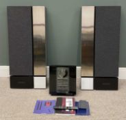 BANG & OLUFSEN 'BEOSOUND OVERTURE' MUSIC SYSTEM, with pair of large 'BeoLab 5000' wall speakers